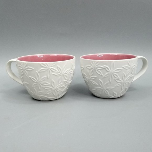 Starbucks Other - 2 Starbucks Coffee Mugs Cup Floral Coffee Tea 2008